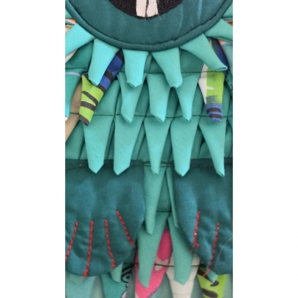 VTG NWT  Victor Bonomo Style Animal Oven Hippie Mitt Folk Art Fabric Kitsch